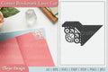 Mandala Corner Bookmark SVG