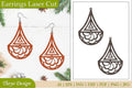 Earrings Mandala Lasercut SVG Bundle