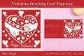 Valentine Greeting Card SVG Cut File