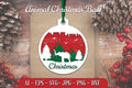 Animal Christmas Ball Papercut SVG Bundle