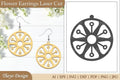 Earrings Lasercut Flower SVG Bundle