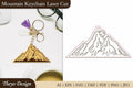 Mountain Key Chain SVG