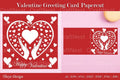 Valentine Greeting Card Cut SVG