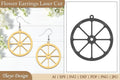 Earrings Lasercut Flower SVG Bundle