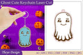 Ghost Keychain SVG Bundle