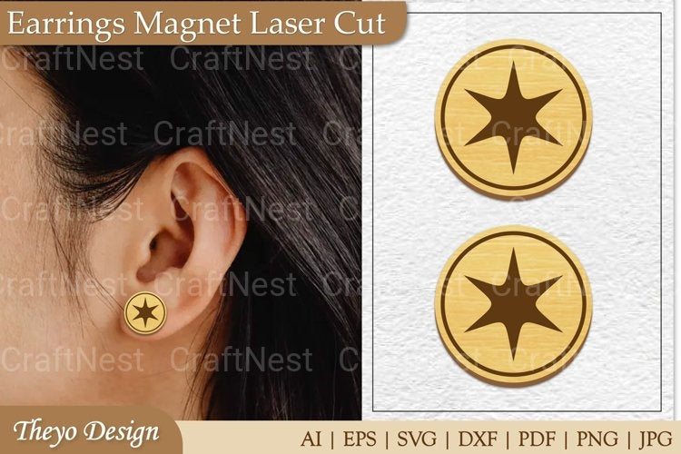 Earrings Magnet SVG Bundle from Magnet