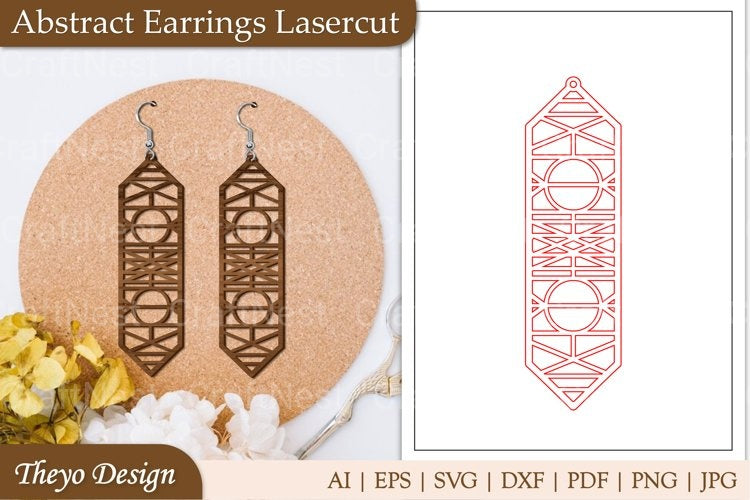 Earrings Lasercut SVG Bundle Collection