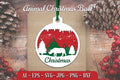 Animal Christmas Ball Papercut SVG Bundle