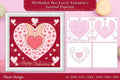 Shadow Box Happy Valentine Layered Papercut SVG