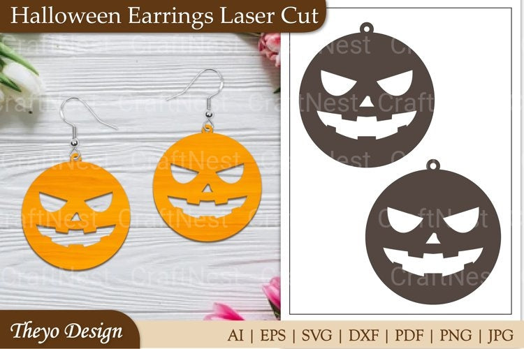 Halloween Earrings SVG Bundle