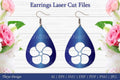 Laser Cut Flower Earrings SVG Bundle