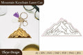 Mountain Key Chain SVG Bundle