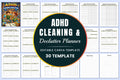 Adhd Cleaning Declutter Planner