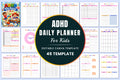 Adhd Daily For Kids Planner
