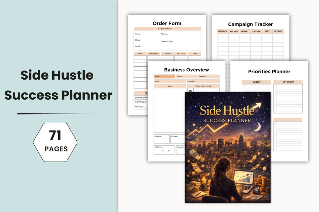 Side Hustle Success Planner