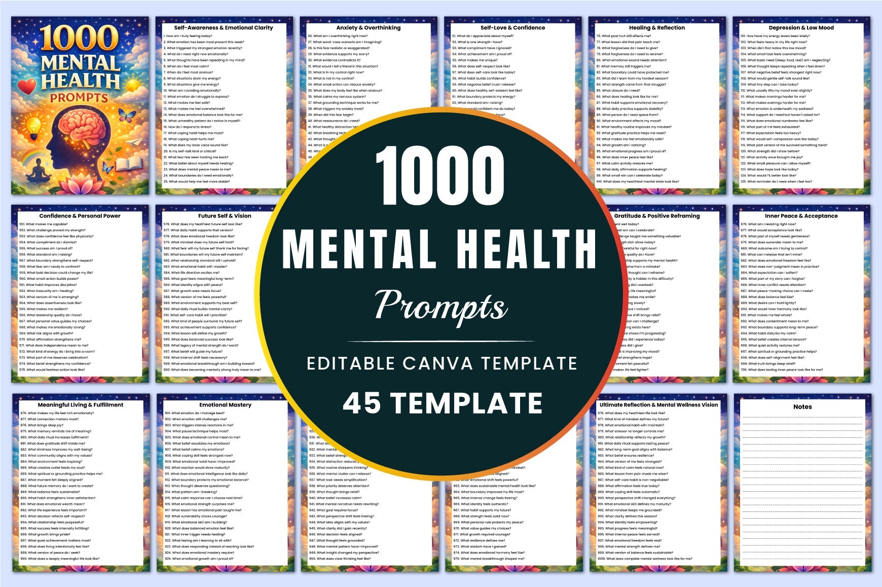 Mental Health Prompts