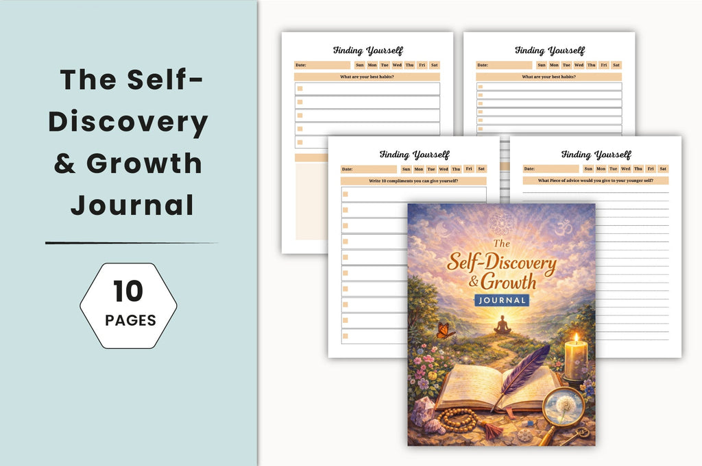 The Self Discovery Growth Journal Planner