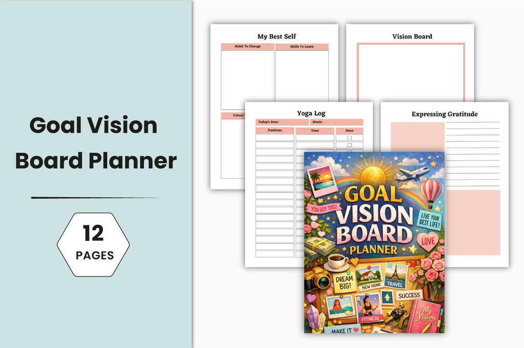 Goal Vision Board Planner