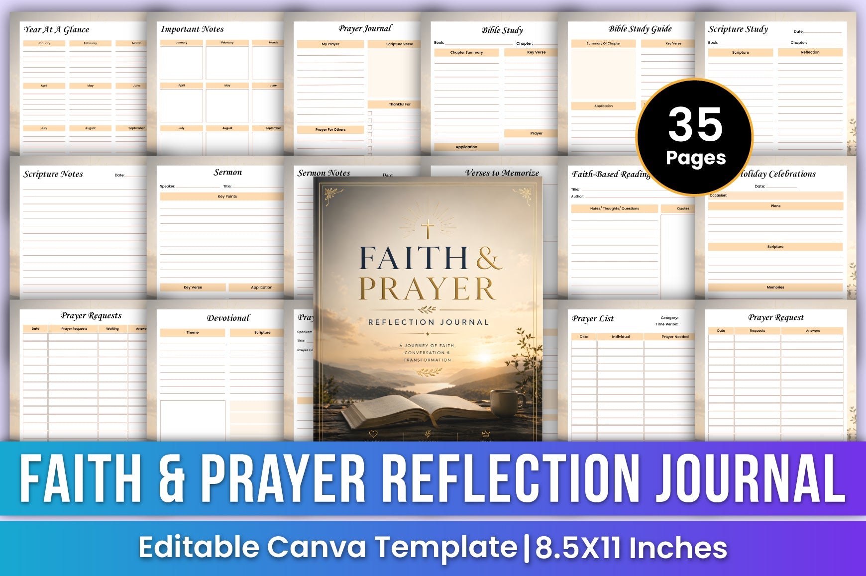 Faith Prayer Reflection Journal