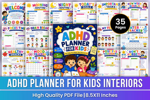 Adhd For Kids Planner