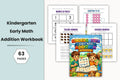 Kindergarten Early Math Addition Workbook