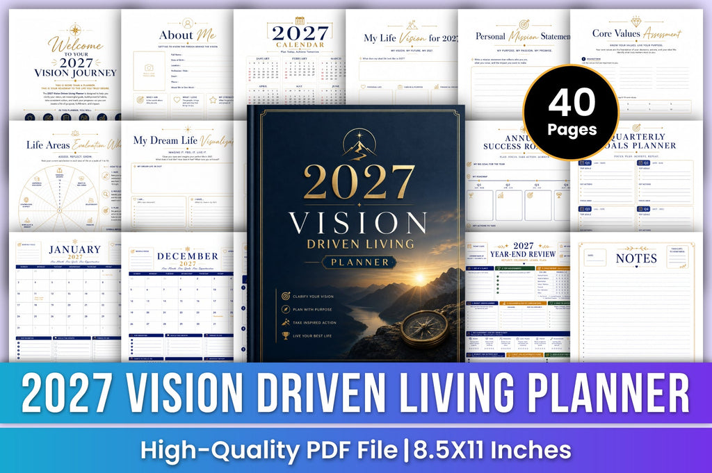 Vision Driven Living Planner