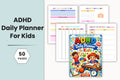 ADHD Daily Planner for Kids Cover Preview
