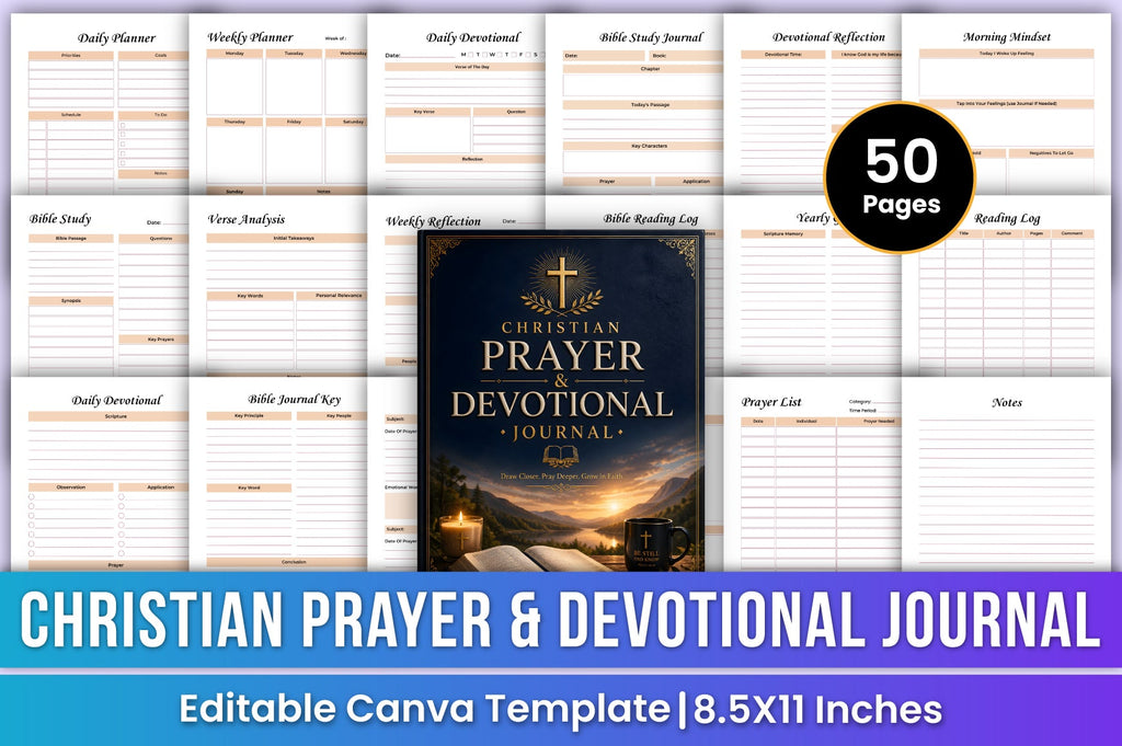 Christian Prayer Devotional Journal