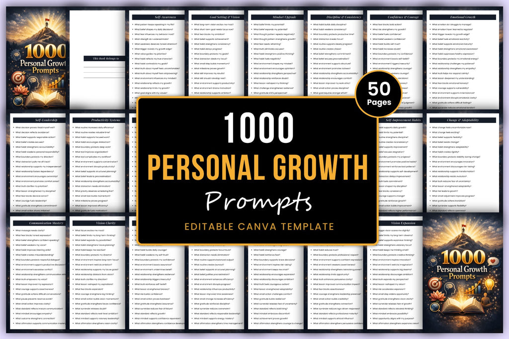 Personal Growth Prompts for Self-Improvement