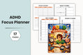 ADHD Focus Planner for Improved Concentration Cover