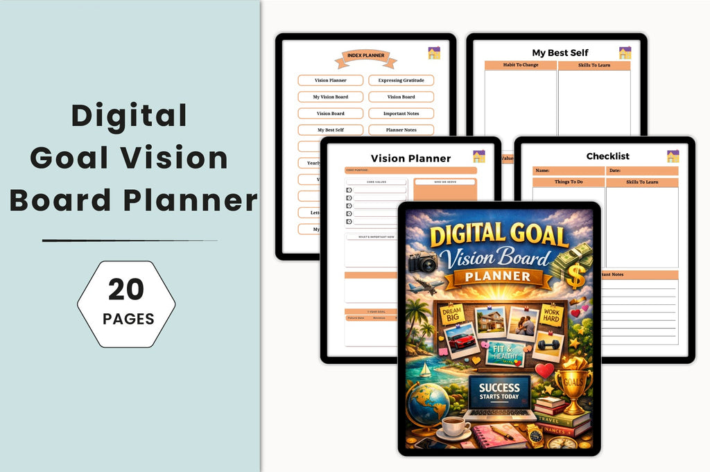 Goal Vision Board Planner