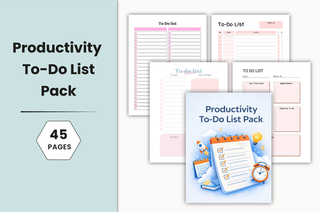 Productivity To-Do List Planner