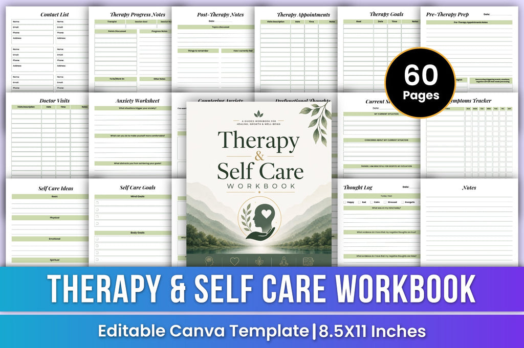 Therapy Self Care Workbook