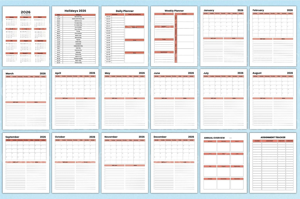 ADHD Planner for Effective Organization daily planning worksheets