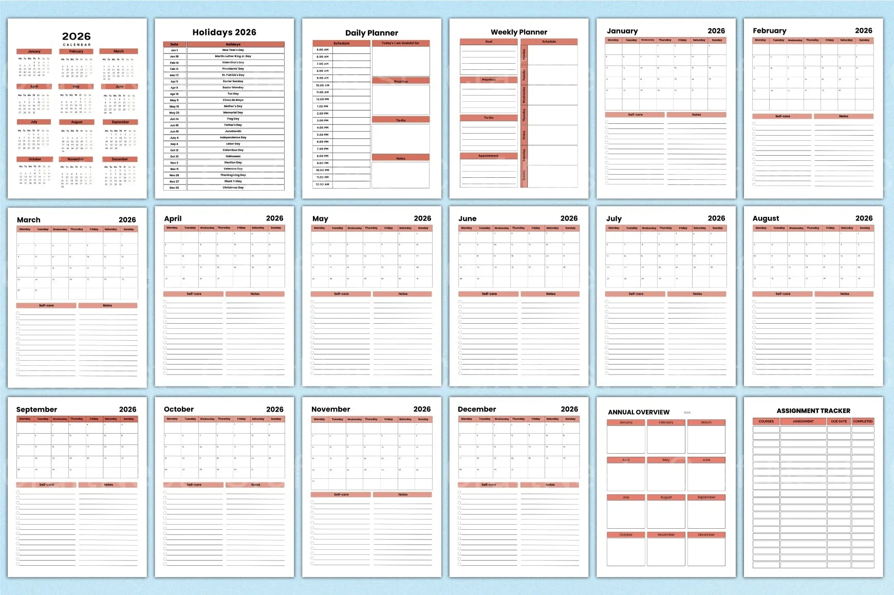 ADHD Planner for Effective Organization daily planning worksheets