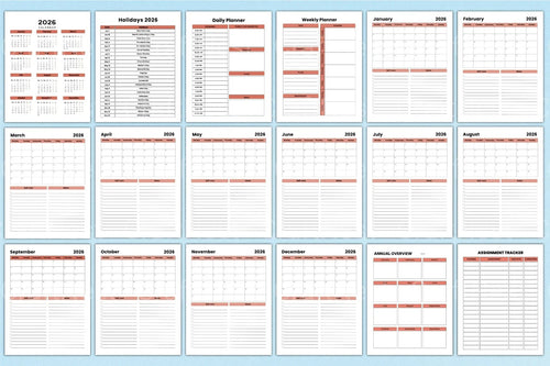 ADHD Planner for Effective Organization daily planning worksheets