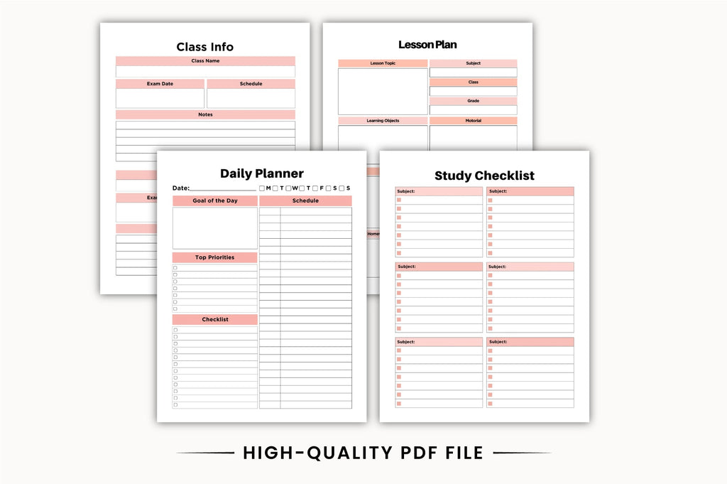 Student Study Planner for Effective Time Management