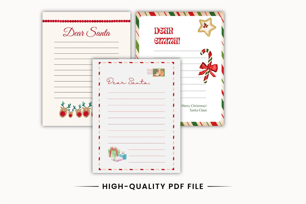 Dear Santa Christmas Activity Planner
