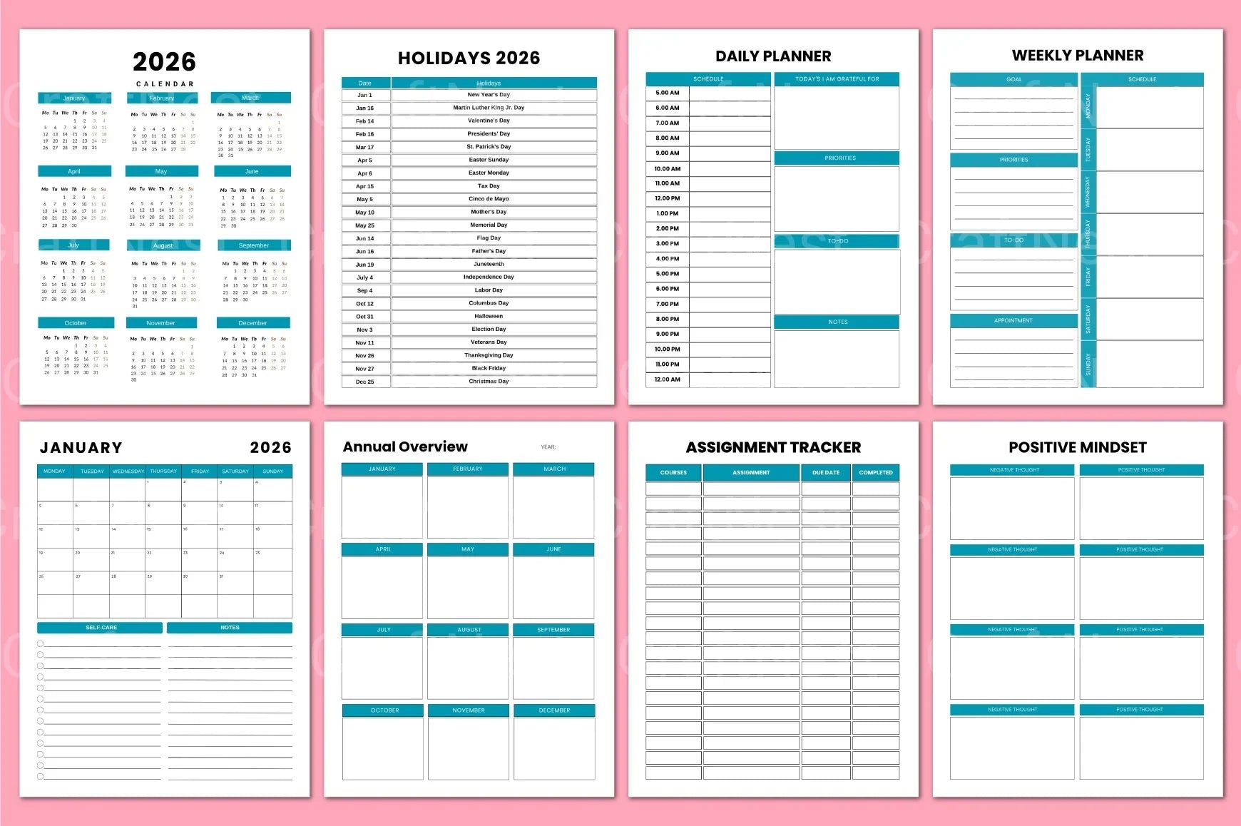 ADHD Progress Tracker daily progress monitoring worksheets