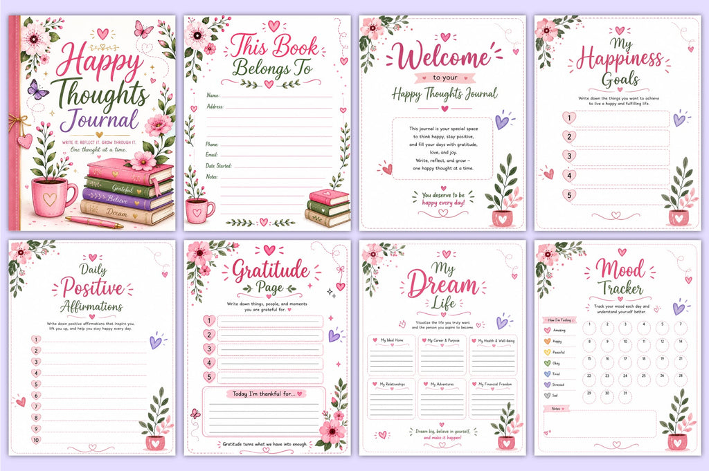 Happy Thoughts Journal