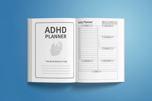 ADHD Planner from 100 Planner daily planner and productivity worksheets