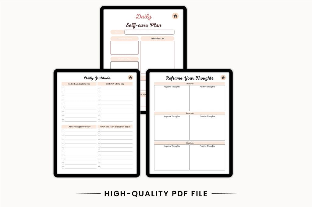 Self Care Wellness Journal