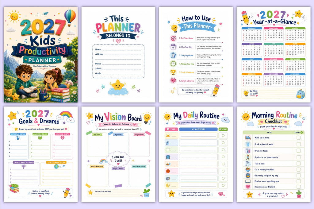 Kids Productivity Planner