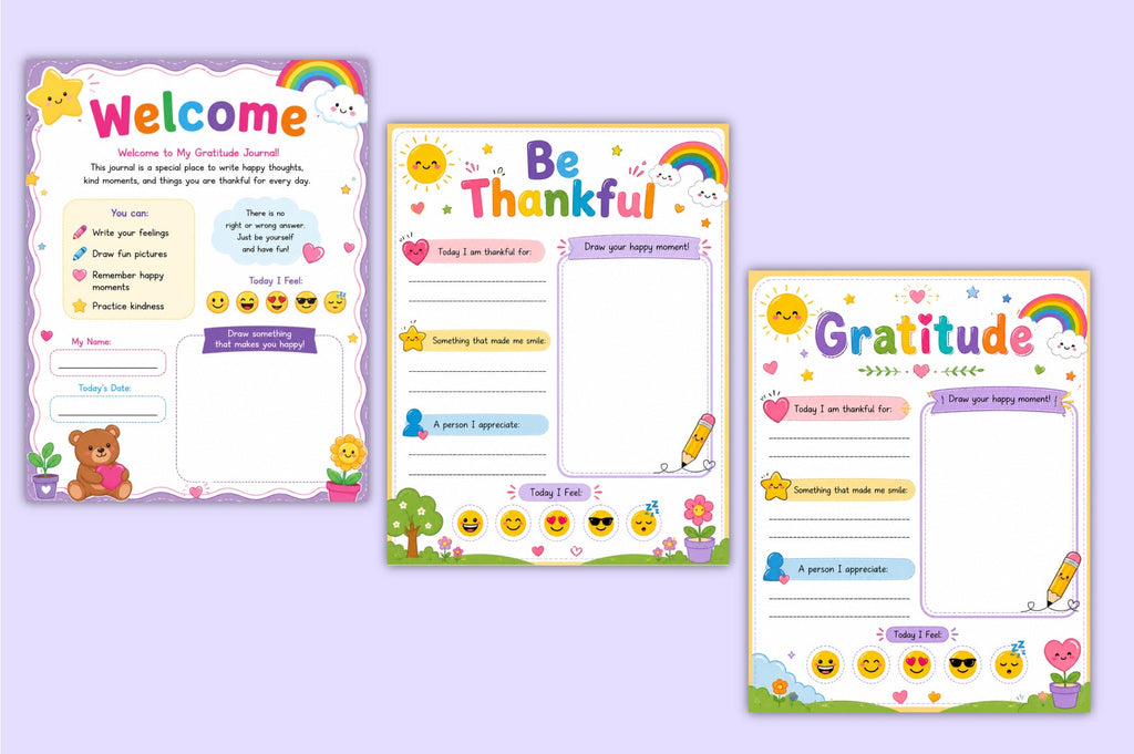 Gratitude For Kids Journal