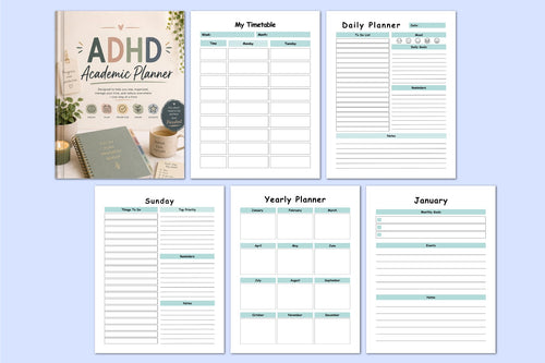 Adhd Academic Planner