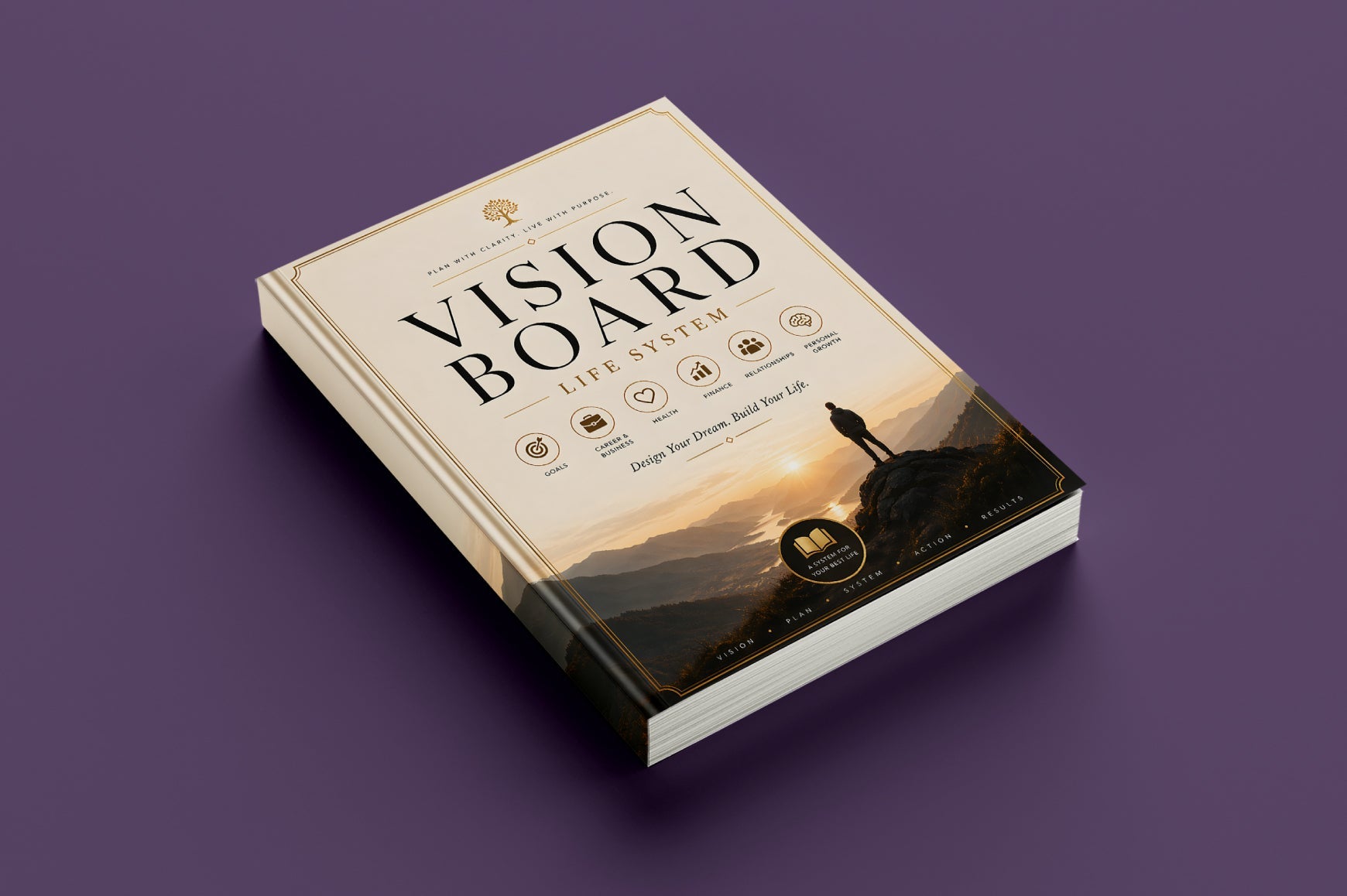 Vision Board Life System Planner