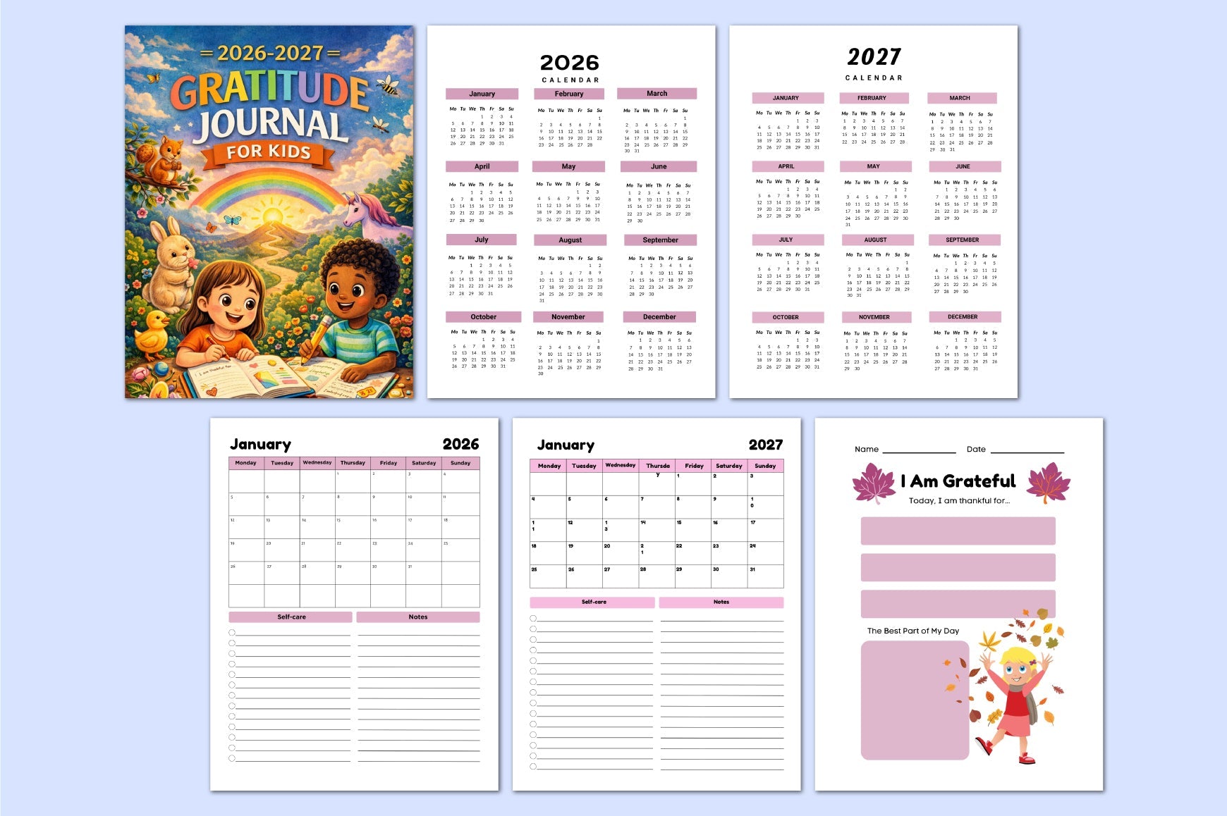 Gratitude Journal for Kids