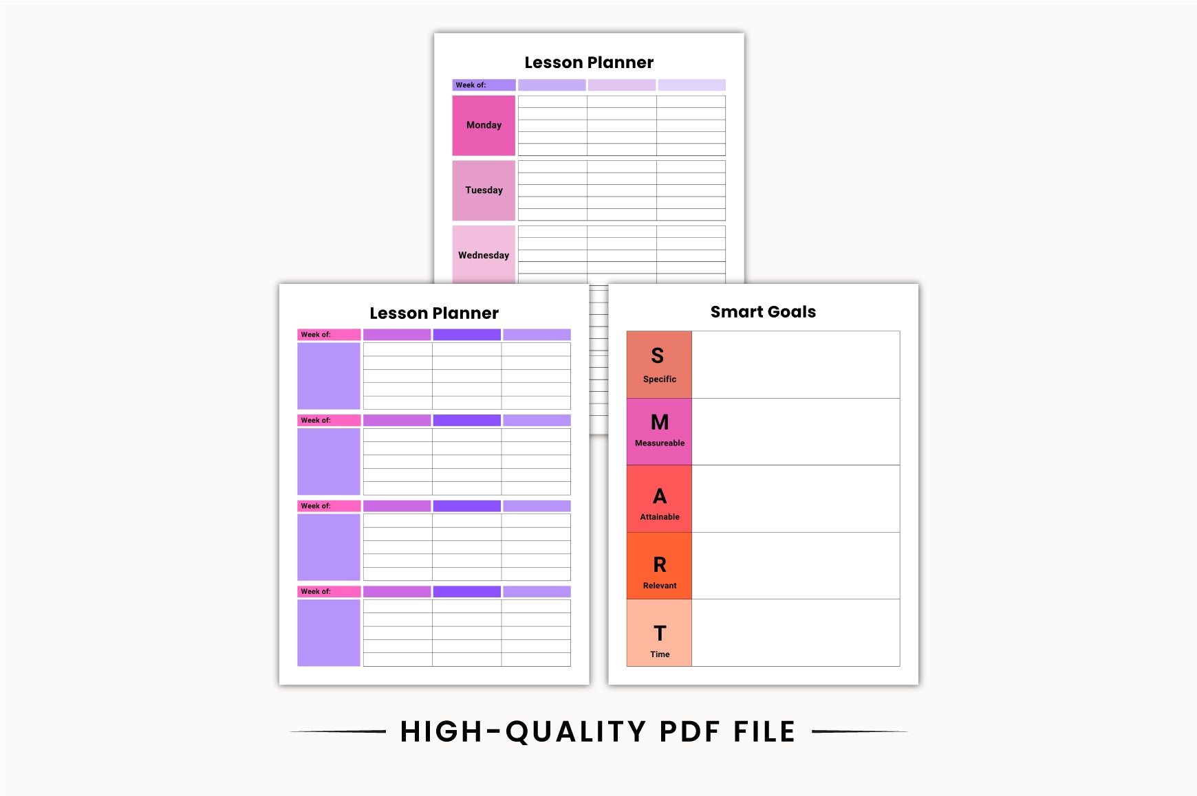 Teacher Academic Planner