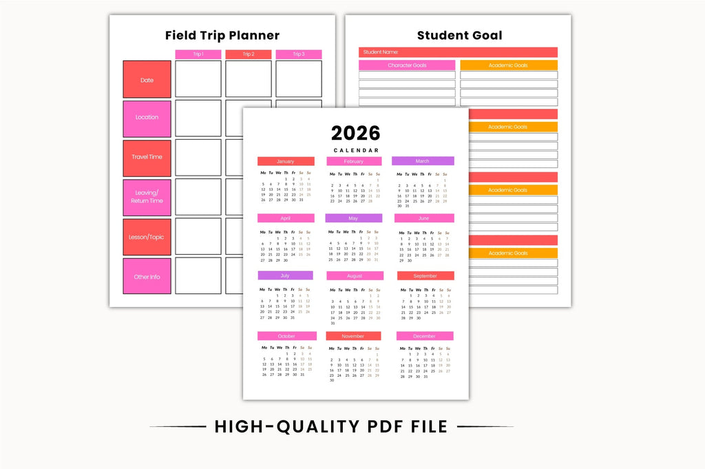 Homeschool Lesson Planner