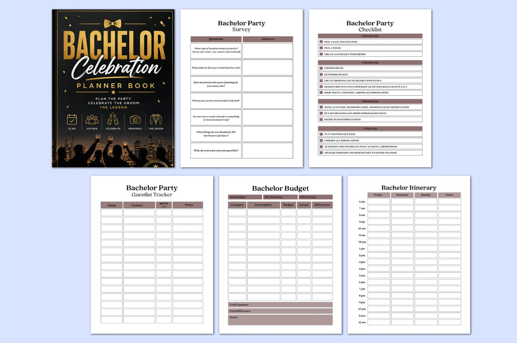 Bachelor Celebration Planner